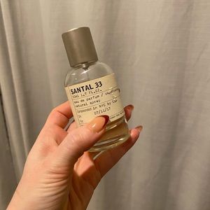 Santal 33 - le labo 1.7 oz bottle, about 80% full